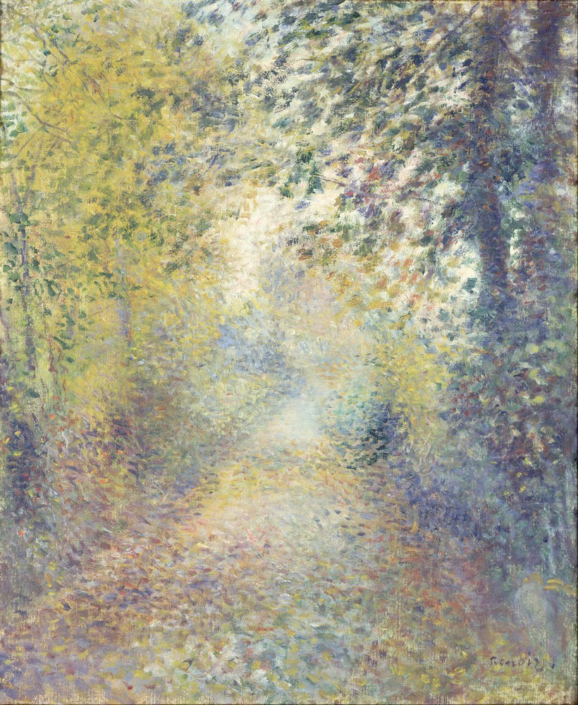 Affresco Импрессионисты и постимпрессионисты Pierre Auguste Renoir, In the Woods