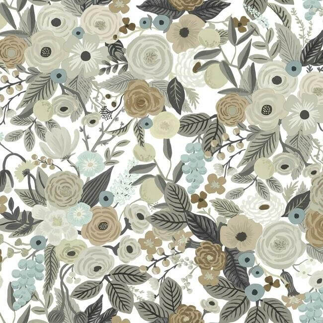 York  Rifle Paper Co. Wallcoverings  Garden Party Premium Peel + Stick Wallpaper- Linen Multi PSW1202RL