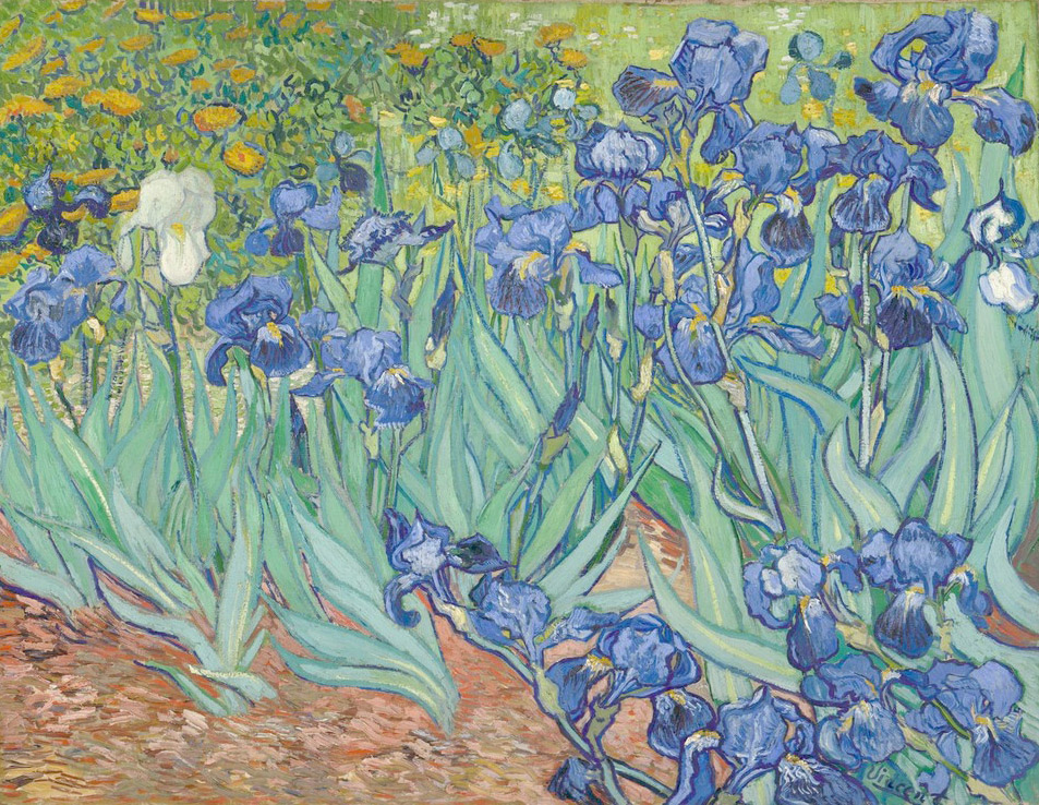 Affresco Импрессионисты и постимпрессионисты Vincent van Gogh, Irises