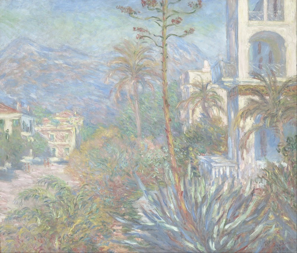 Affresco Импрессионисты и постимпрессионисты Claude Monet, Villas at Bordighera