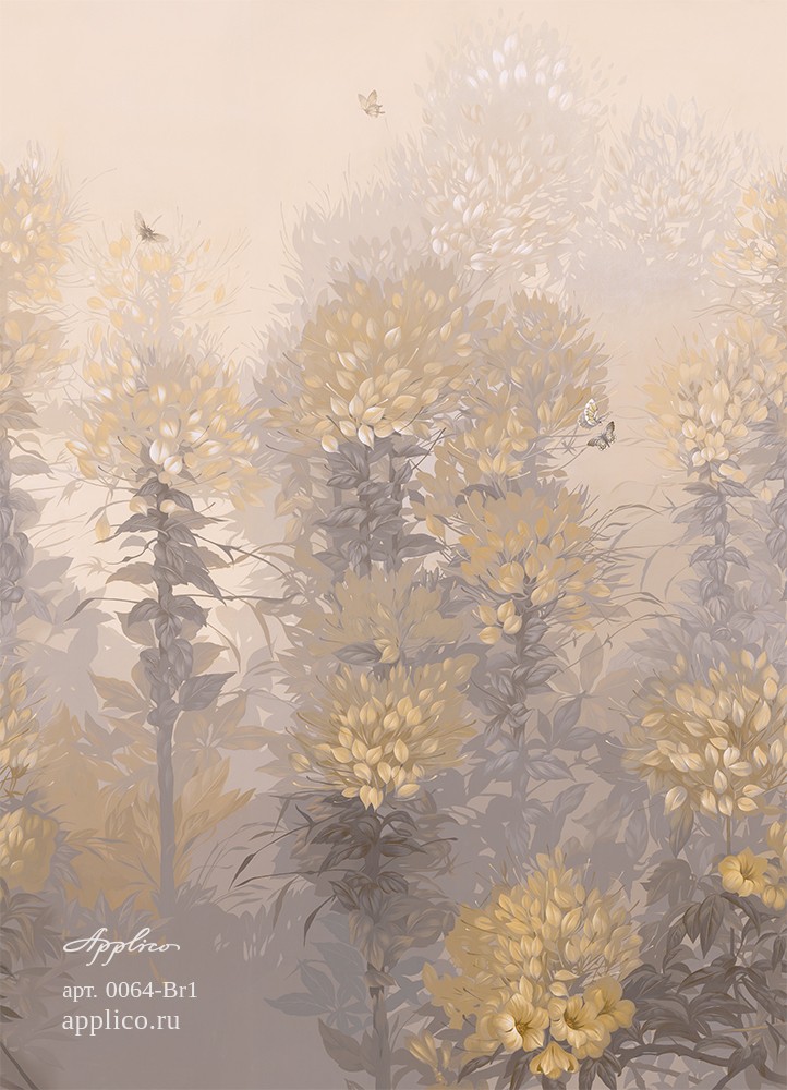 Applico Цветы и бабочки FR 0064-Br1