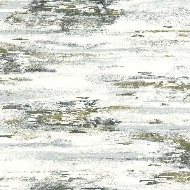 York  Textured Wallpaper  Birch Bark Texture Wallpaper- Black/Gold BW3961