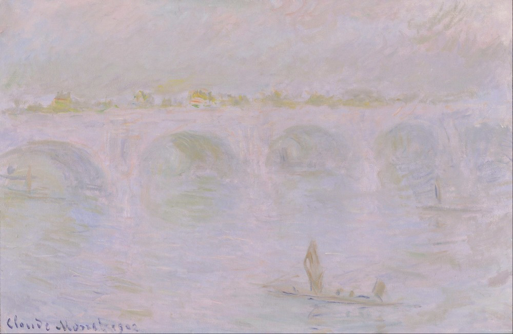 Affresco Импрессионисты и постимпрессионисты Claude Monet, Waterloo Bridge in London