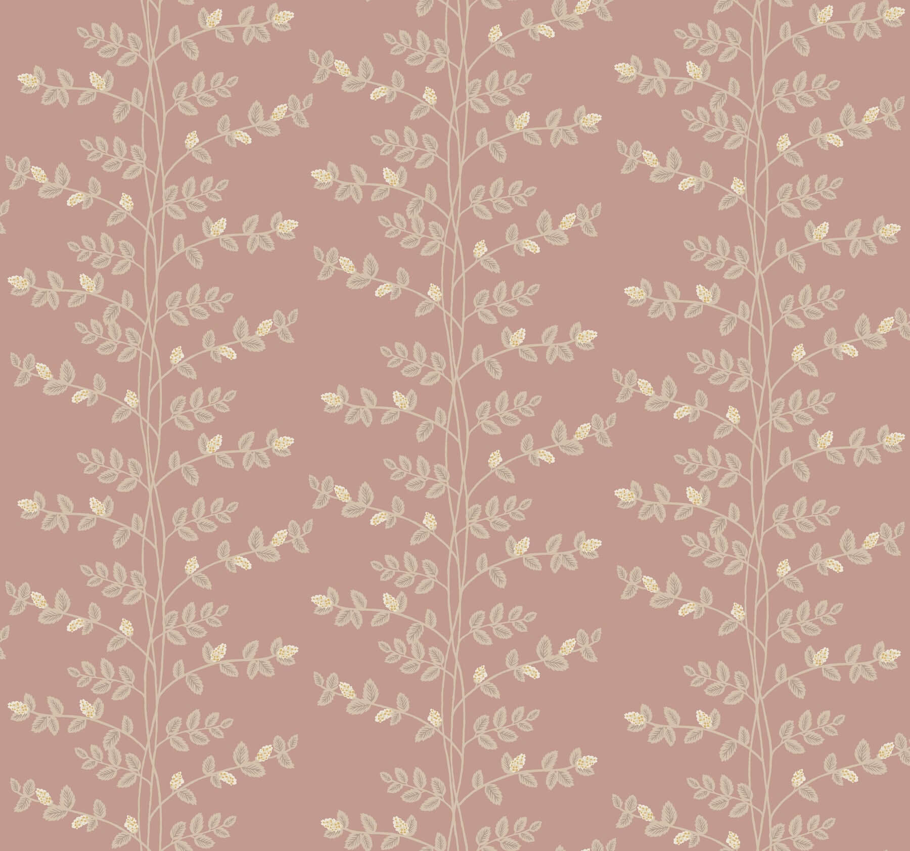 York  Rifle Paper Co. Wallcoverings  Climbing Vine Wallpaper- Rose RF7426