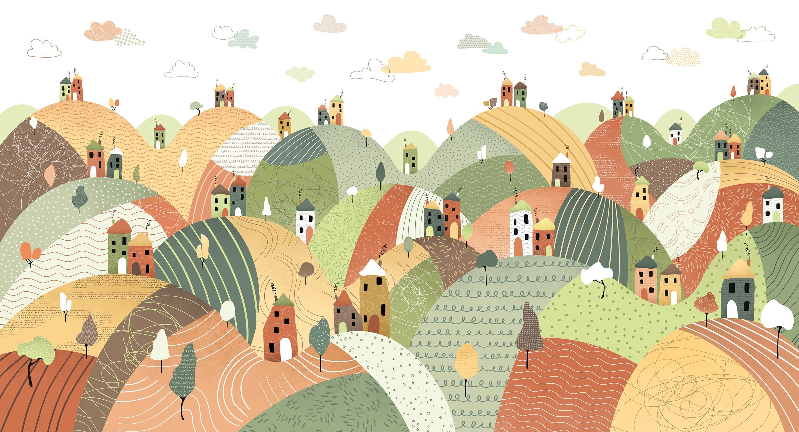 254001 Creativille домики на холмах