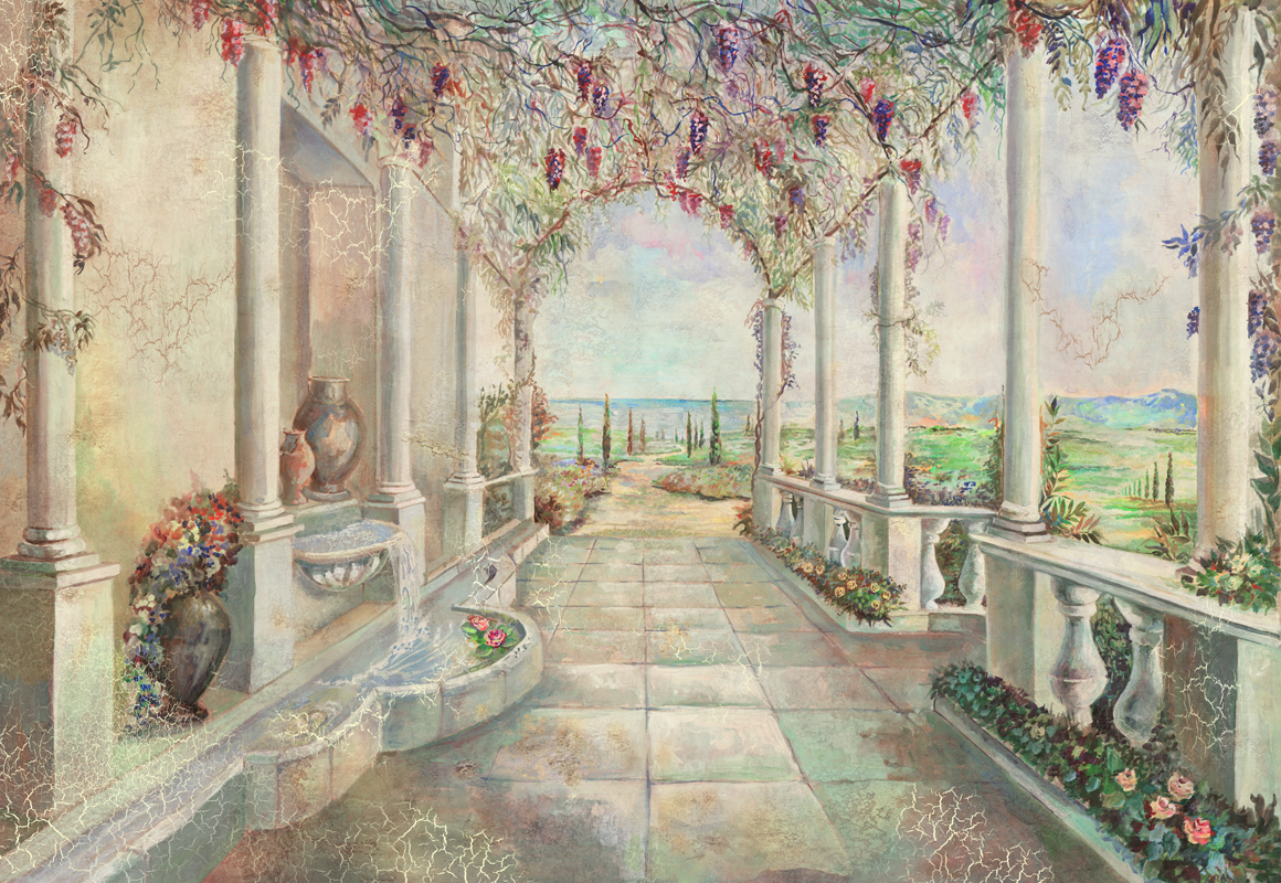 Affresco Живописный пейзаж 6215