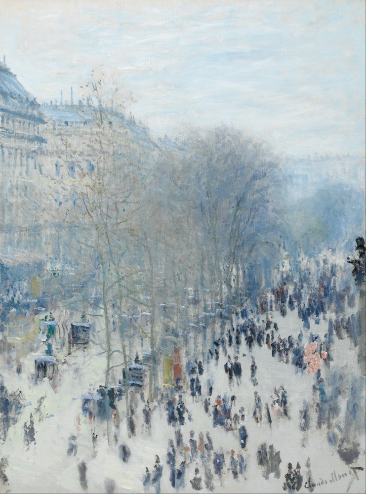 Affresco Импрессионисты и постимпрессионисты Claude Monet, Boulevard des Capucines