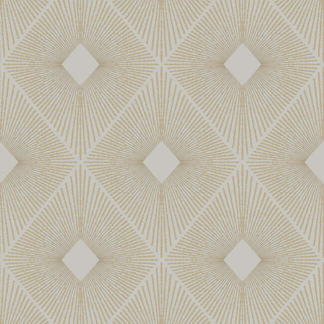 York  Spotted: York at High Point Market  Harlowe Wallpaper- Warm Grey/Gold MD7133