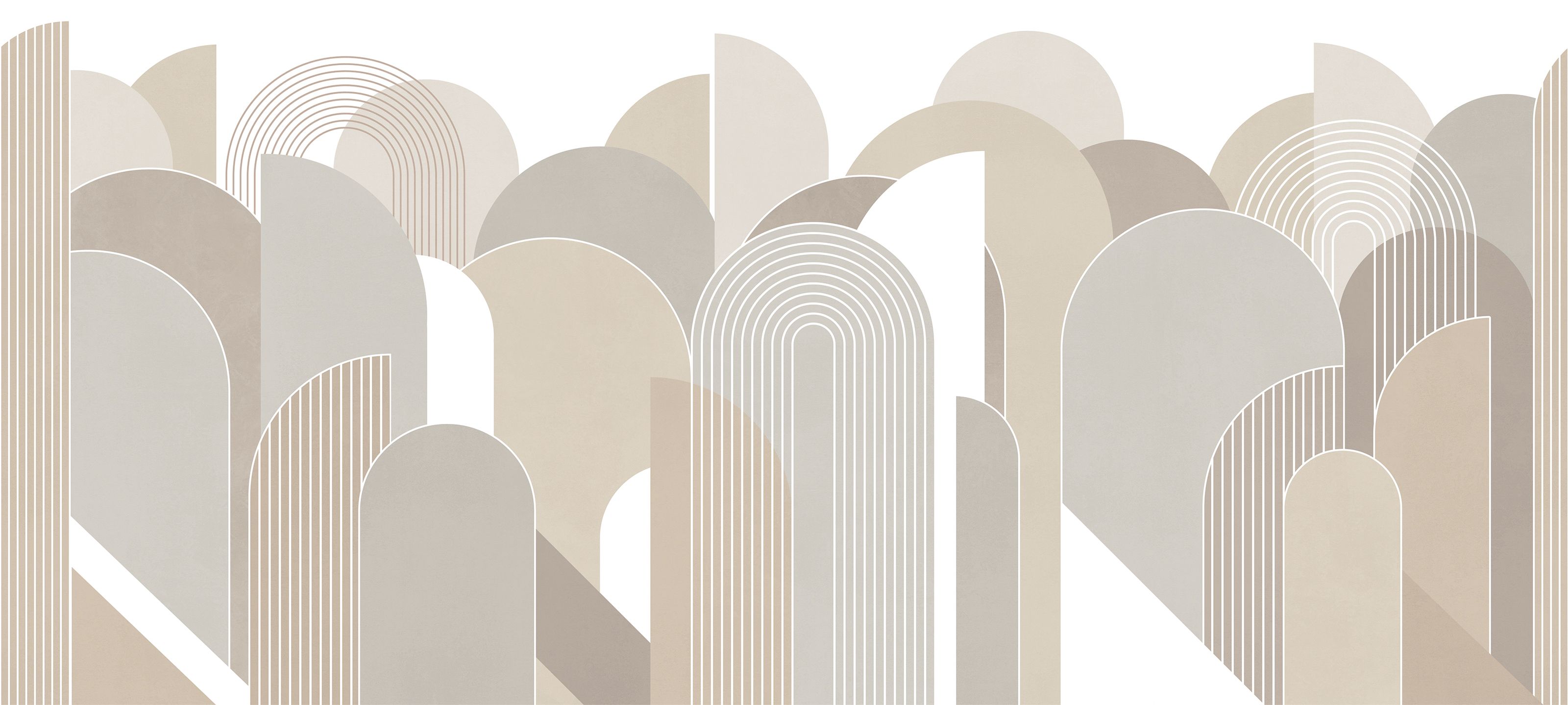 811109 Creativille геометрическая композиция из арок