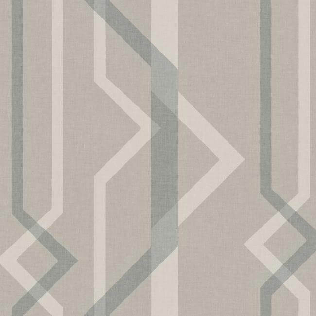 York  Geometric Resource Library  Shape Shifter Wallpaper- Dark Beige GM7602