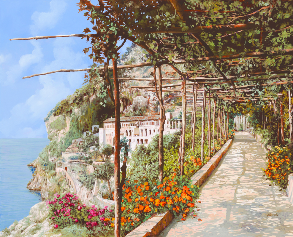 Affresco Живописный пейзаж 6836