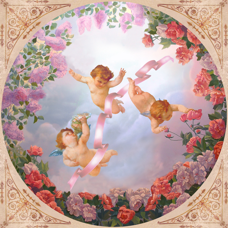 Affresco Сюжеты для потолков 9048