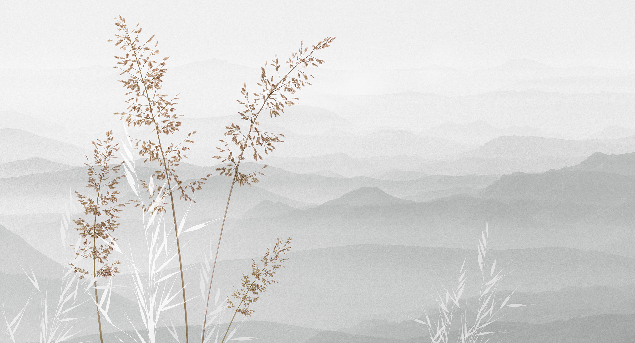 460123 Creativille трава на фоне гор