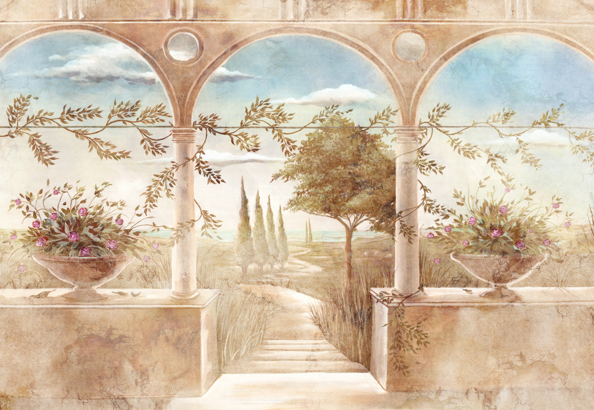 Affresco Живописный пейзаж 6201