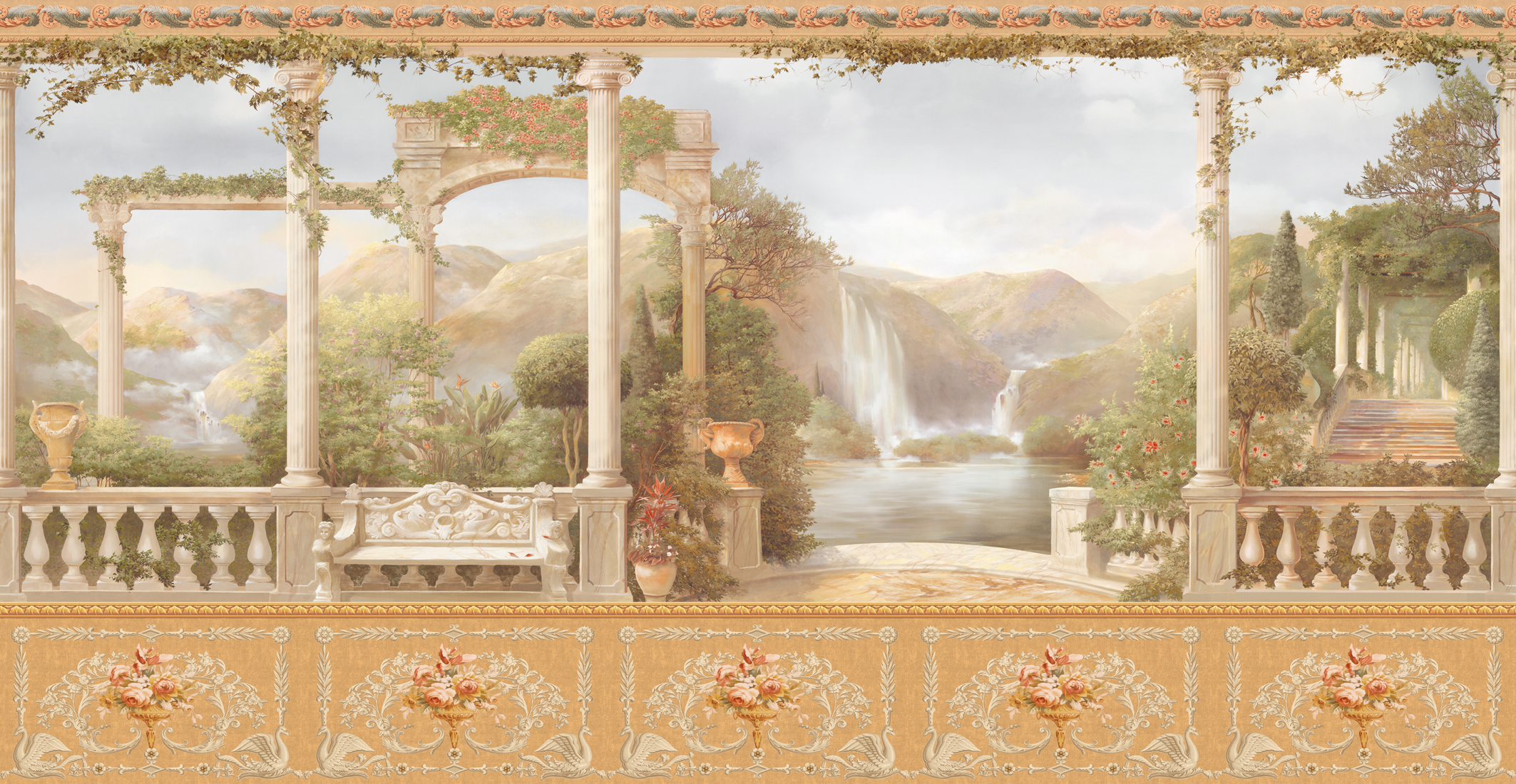 Affresco Живописный пейзаж ID135714