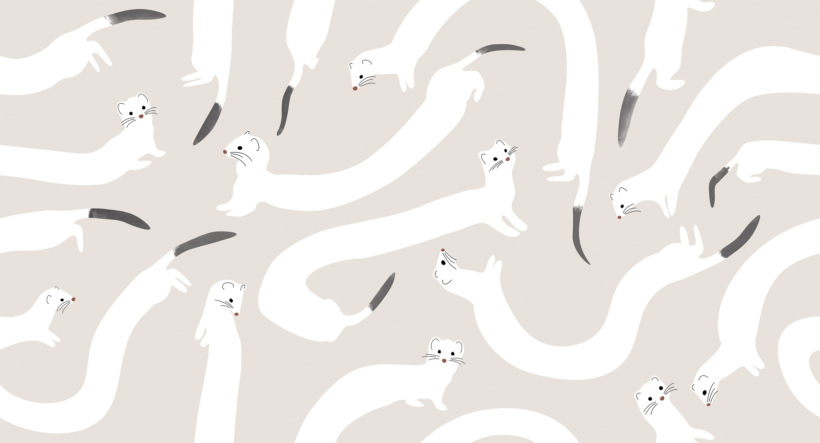 057002 Creativille Горностаи