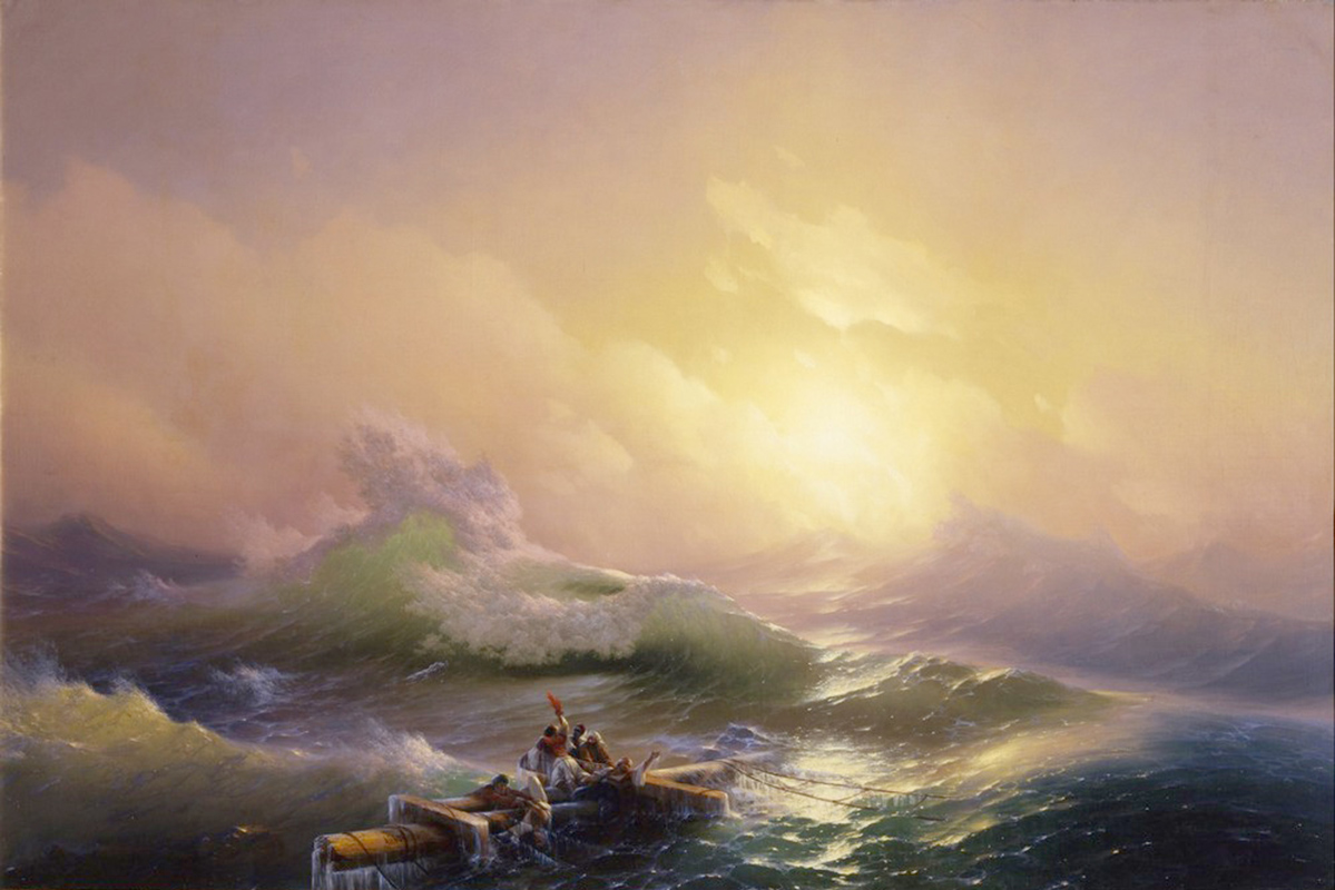 Affresco Морские пейзажи Hovhannes Aivazovsky, The Ninth Wave