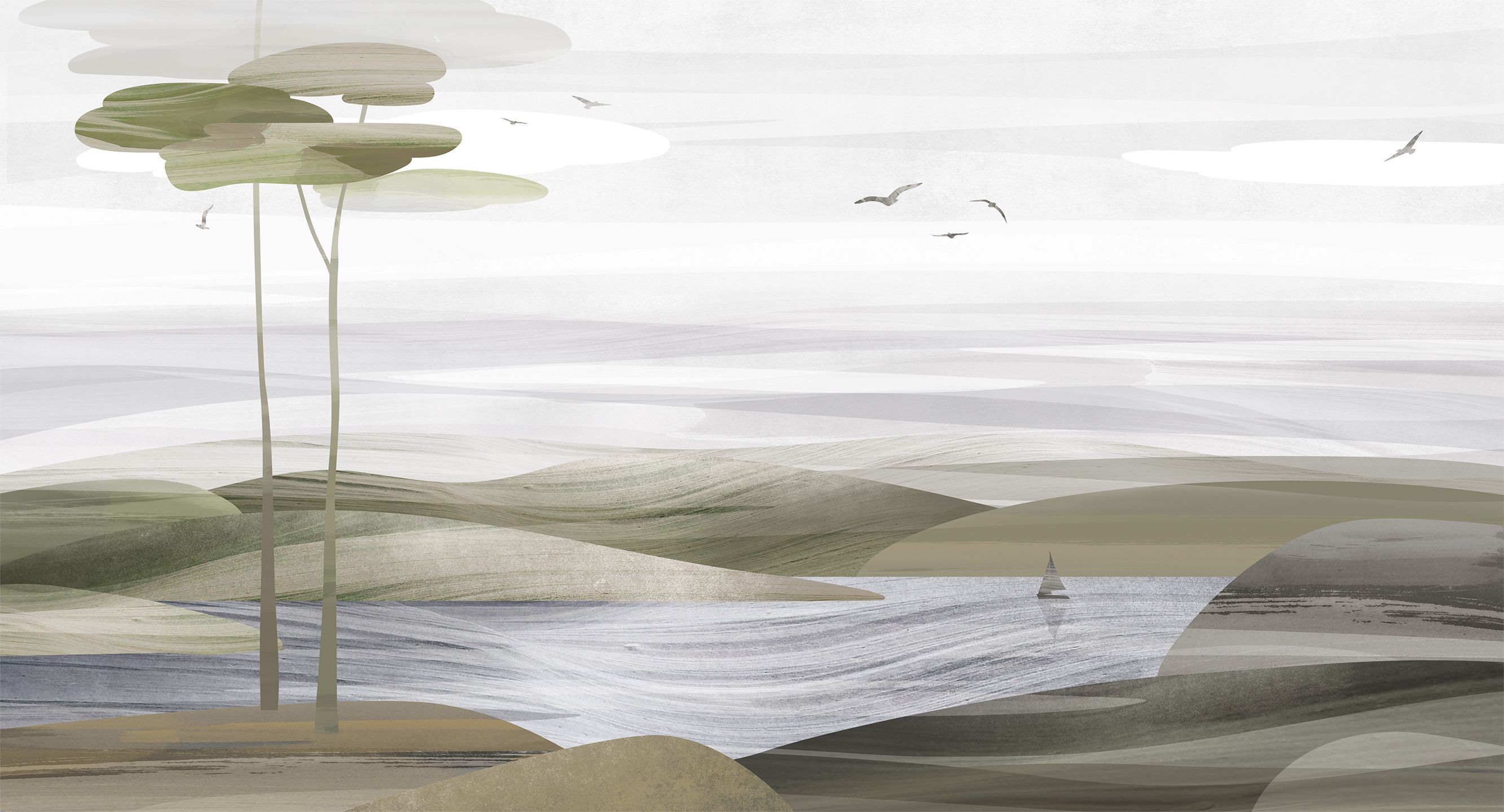 258221 Creativille холмы и озеро