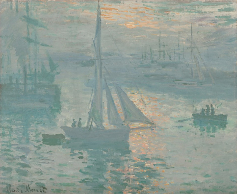 Affresco Импрессионисты и постимпрессионисты Claude Monet, Sunrise Marine