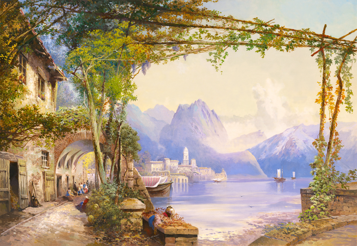 Affresco Живописный пейзаж 4553