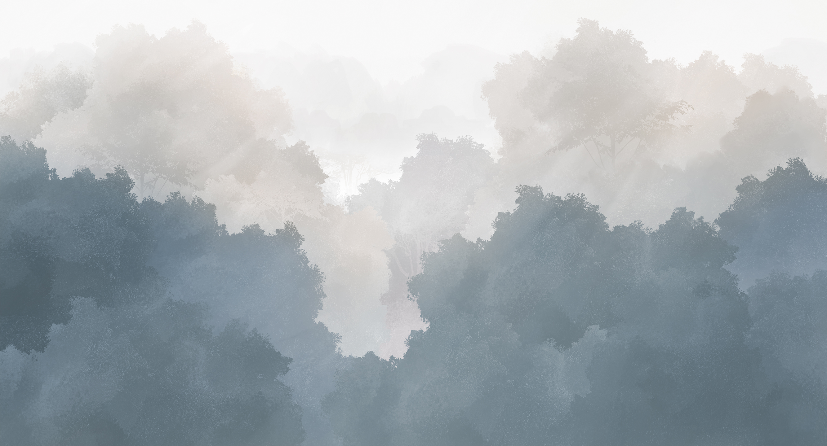 351304 Creativille Деревья в облаках