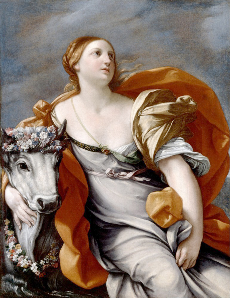 Affresco Античные сюжеты Reni Guido Europa and the Bull