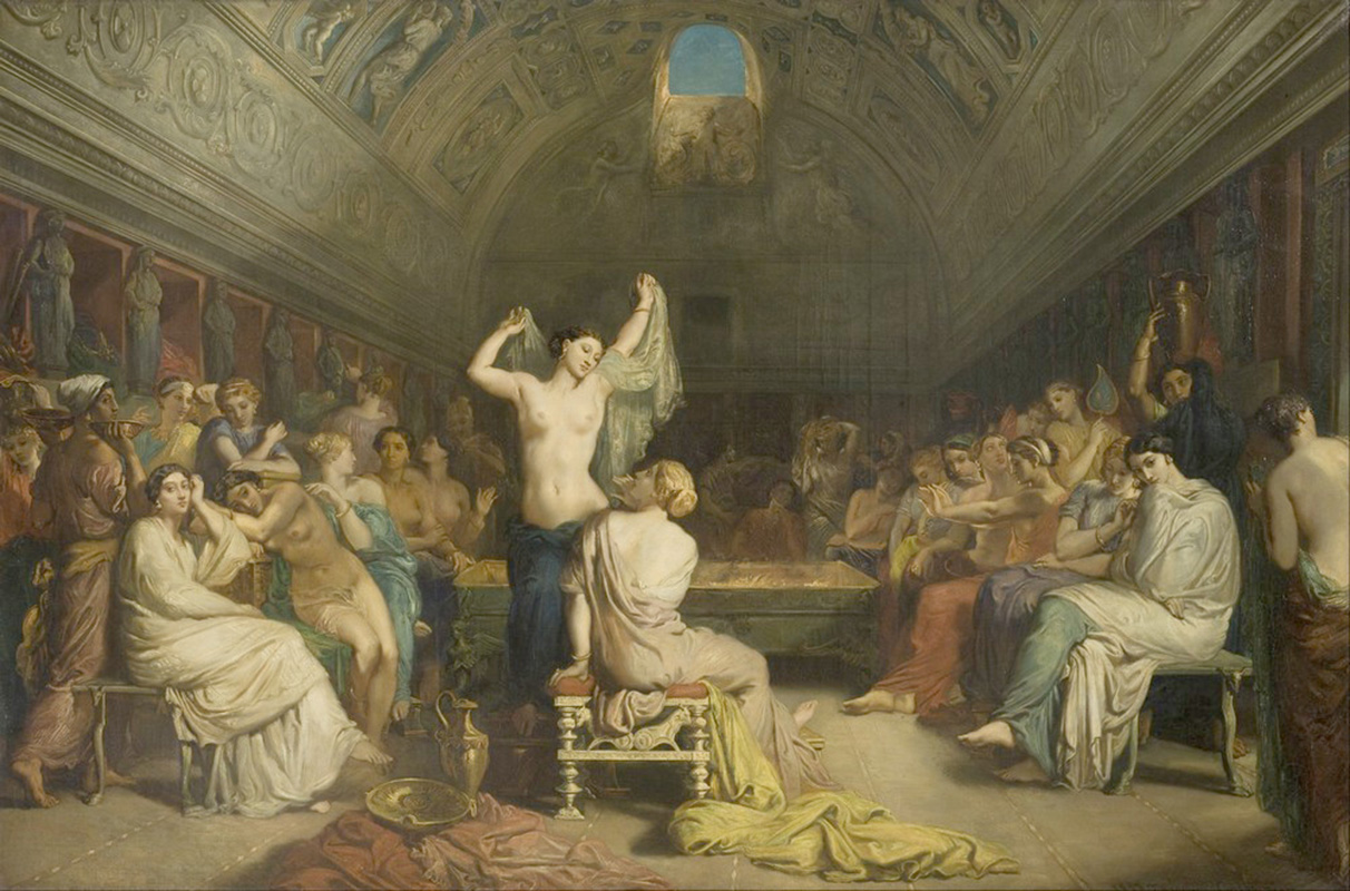 Affresco Античные сюжеты Theodore Chasseriau Tepidarium