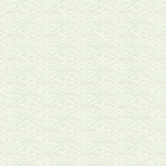 York  Antonina Vella Deco  High Society Wallpaper- White CA1508