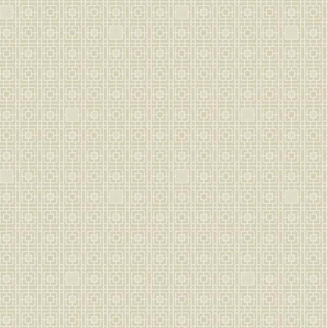 York  Antonina Vella Deco  Deco Screen Wallpaper- Sand CA1524