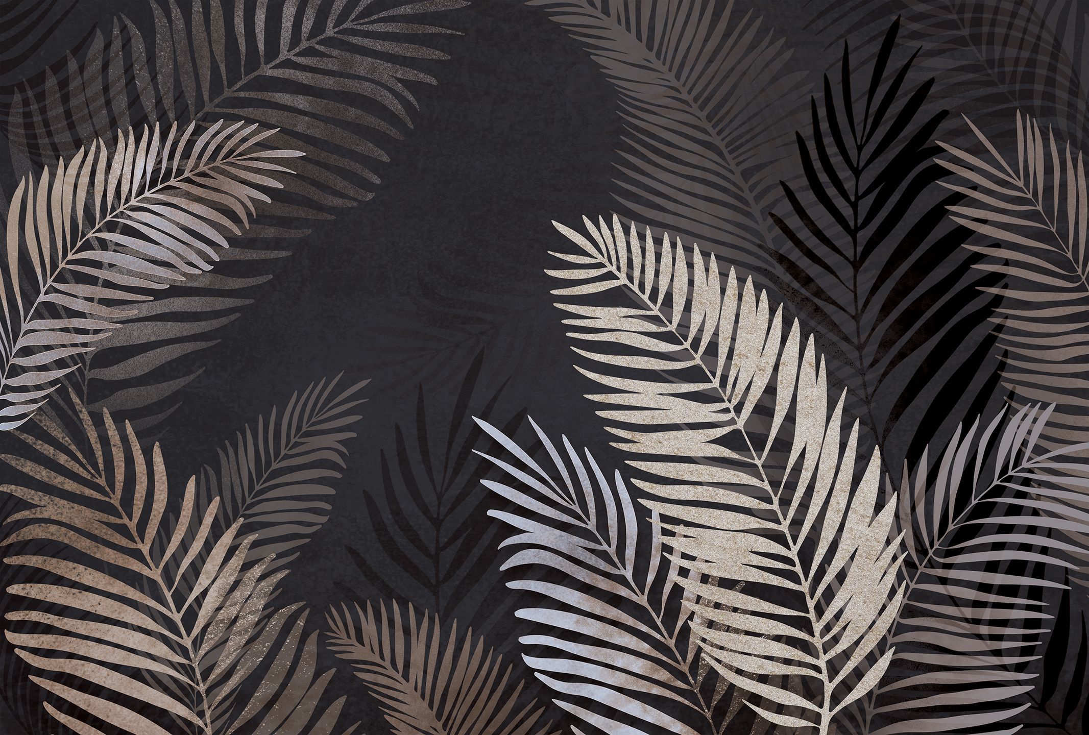 421214 Creativille большие листья в стиле гранж