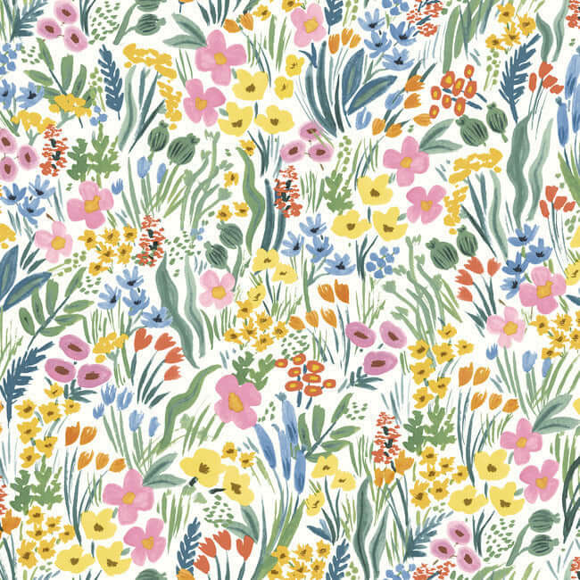 York  York Premium Peel + Stick  Lea Premium Peel + Stick Wallpaper- White PSW1465RL