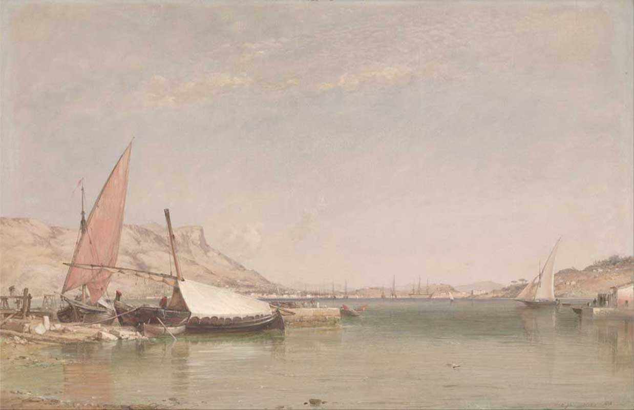Affresco Классические пейзажи Edward William, Cooke Toulon