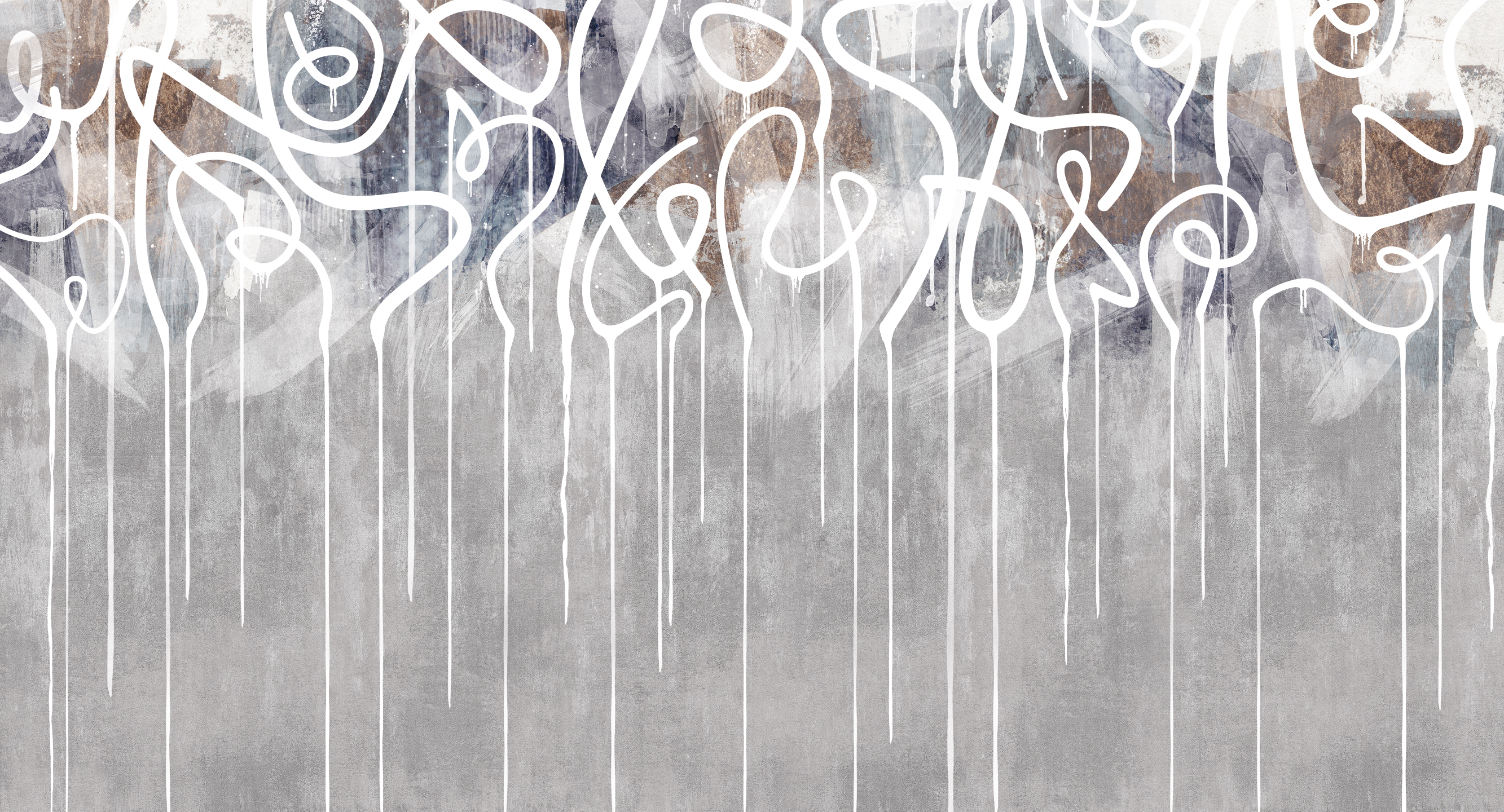 838109 Creativille граффити с подтеками краски