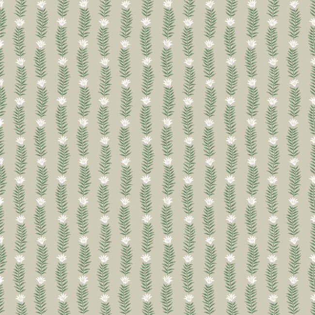 York  Rifle Paper Co.  Eden Wallpaper- Linen RP7339
