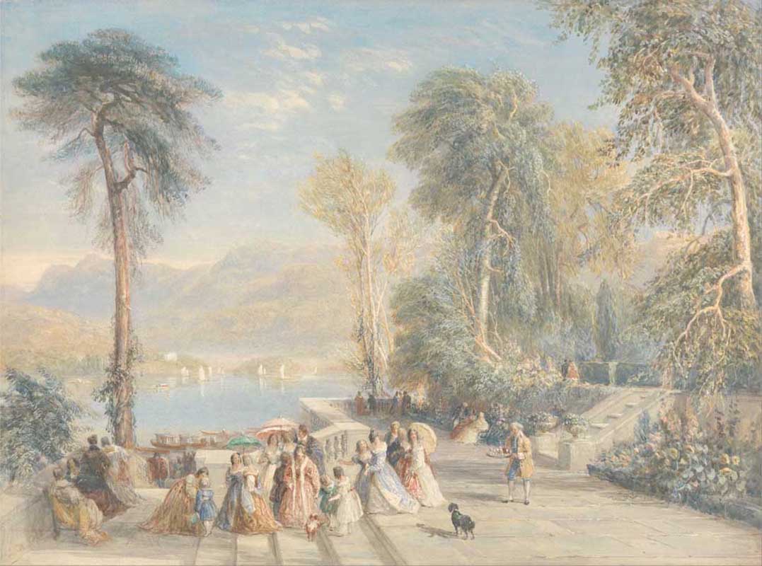 Affresco Классические пейзажи David Cox, Windermere During the Regatta