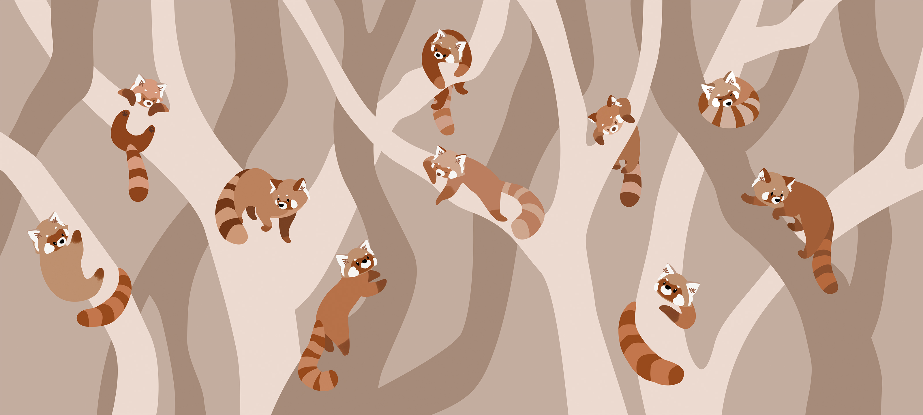 266402 Creativille Красные панды