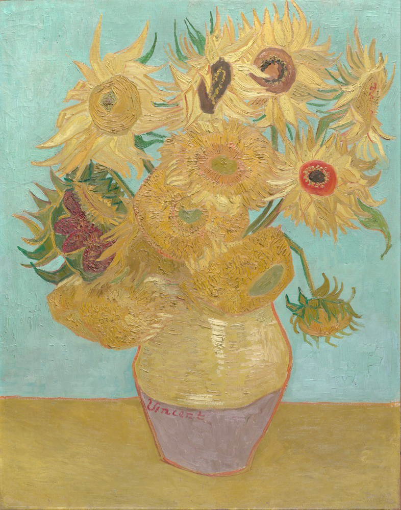 Affresco Импрессионисты и постимпрессионисты Vincent Willem van Gogh, Dutch Sunflowers