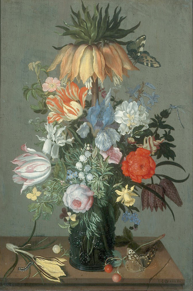 Affresco Натюрморт Johannes Bosschaert Flower, Still Life with Crown Imperial