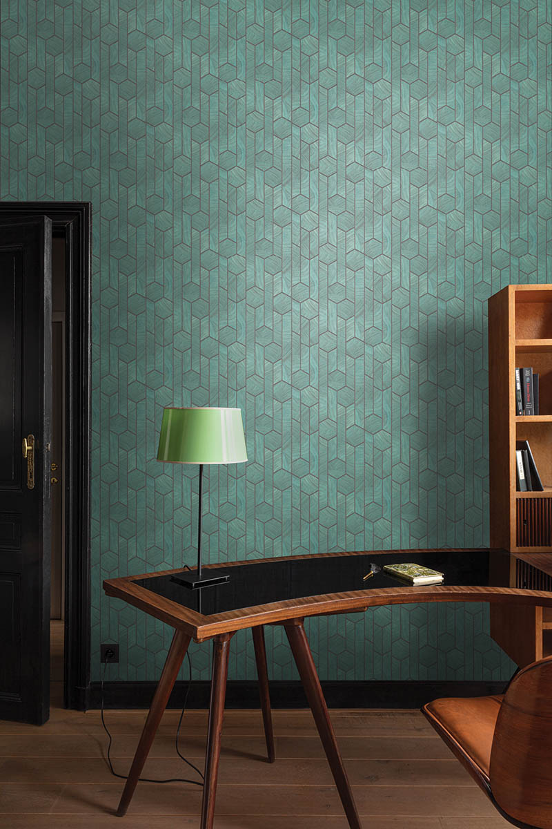 Masureel Summer Kantha Teal SUM104