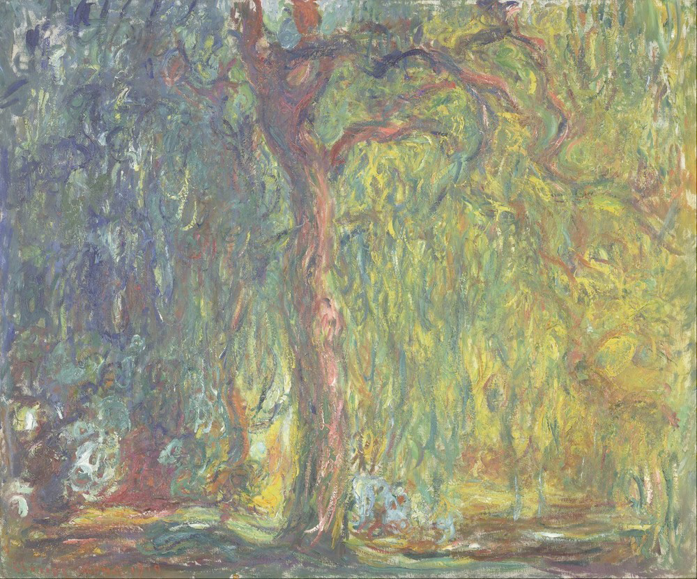 Affresco Импрессионисты и постимпрессионисты Claude Monet, Weeping Willow