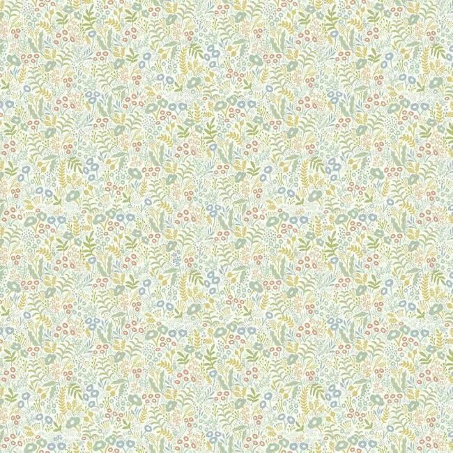 York  Rifle Paper Co. Wallcoverings  Tapestry Wallpaper- Pastel Multi RI5127