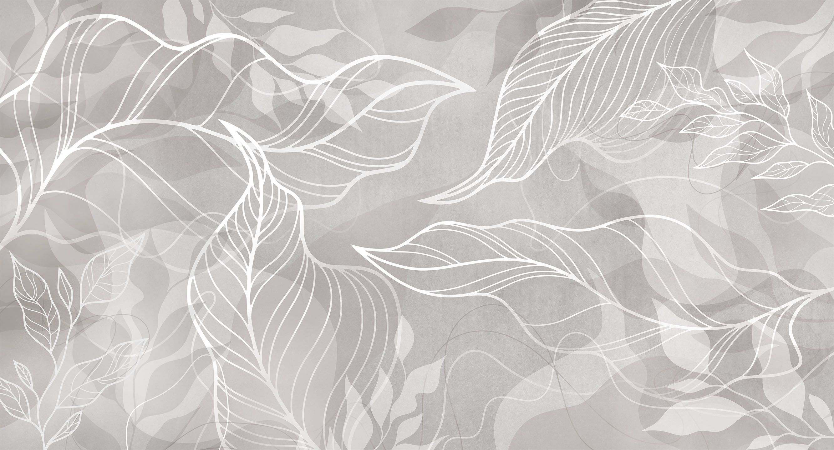 451229 Creativille силуэтные листья и линии