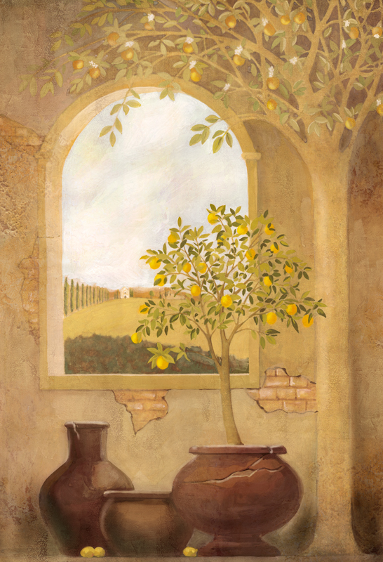 Affresco Живописный пейзаж 4036