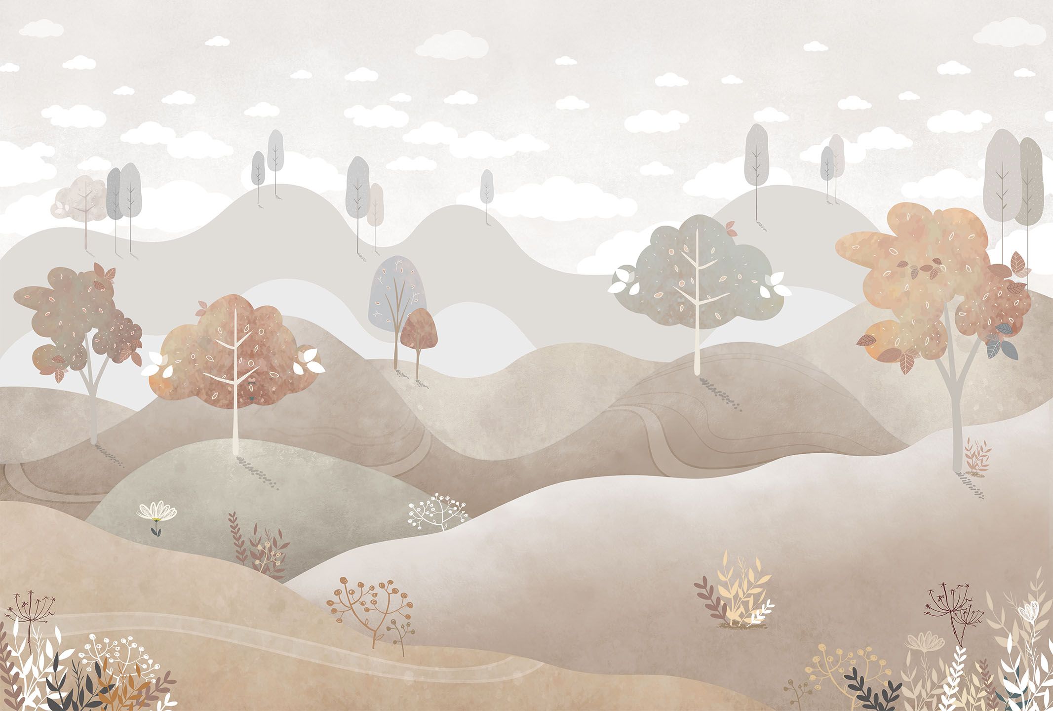 256031 Creativille холмистый пейзаж