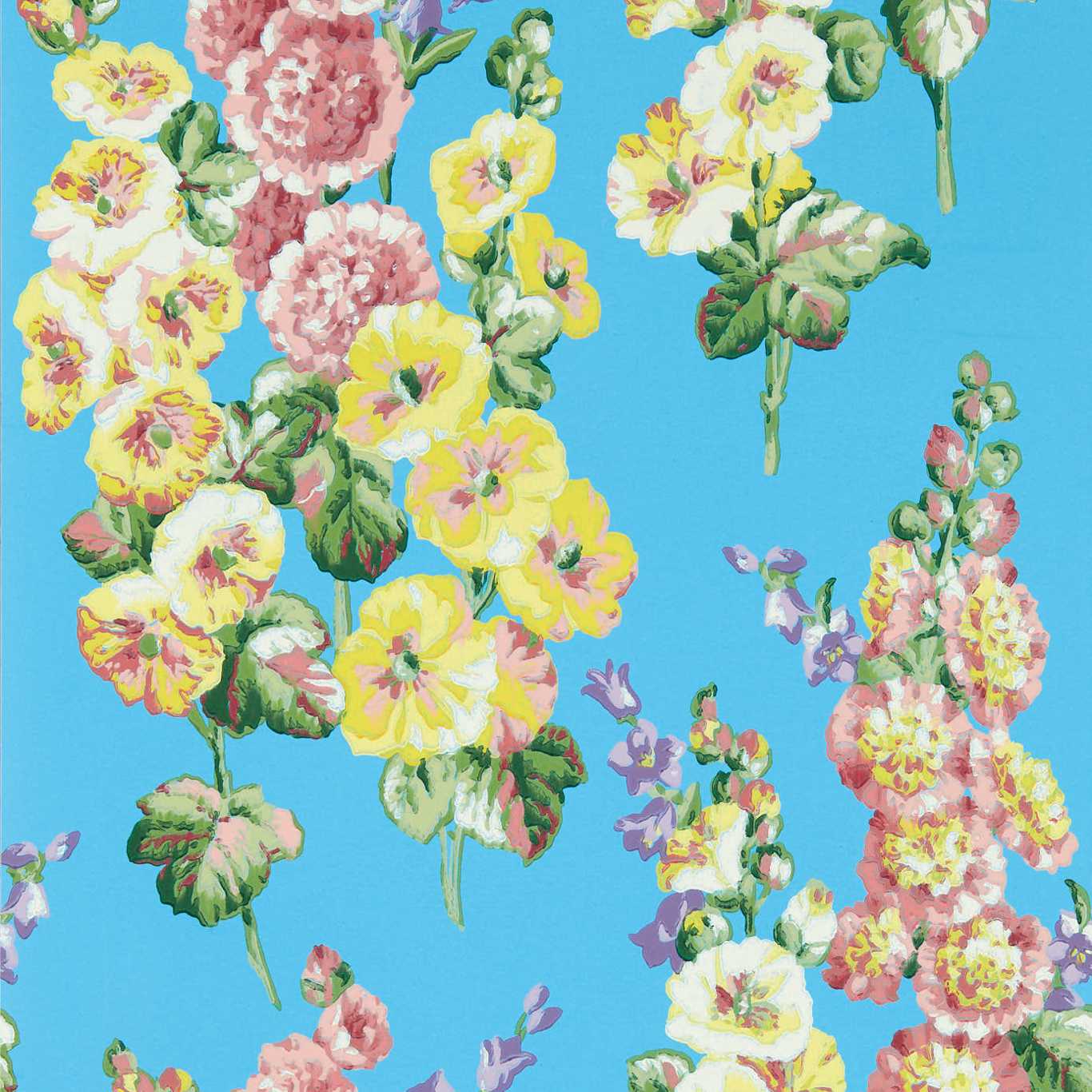 Sanderson Sanderson One Sixty Wallpapers Hollyhocks  DOSW217033