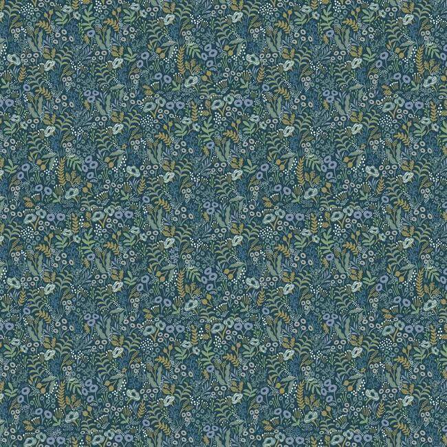 York  Rifle Paper Co. Wallcoverings  Tapestry Wallpaper- Indigo RI5126