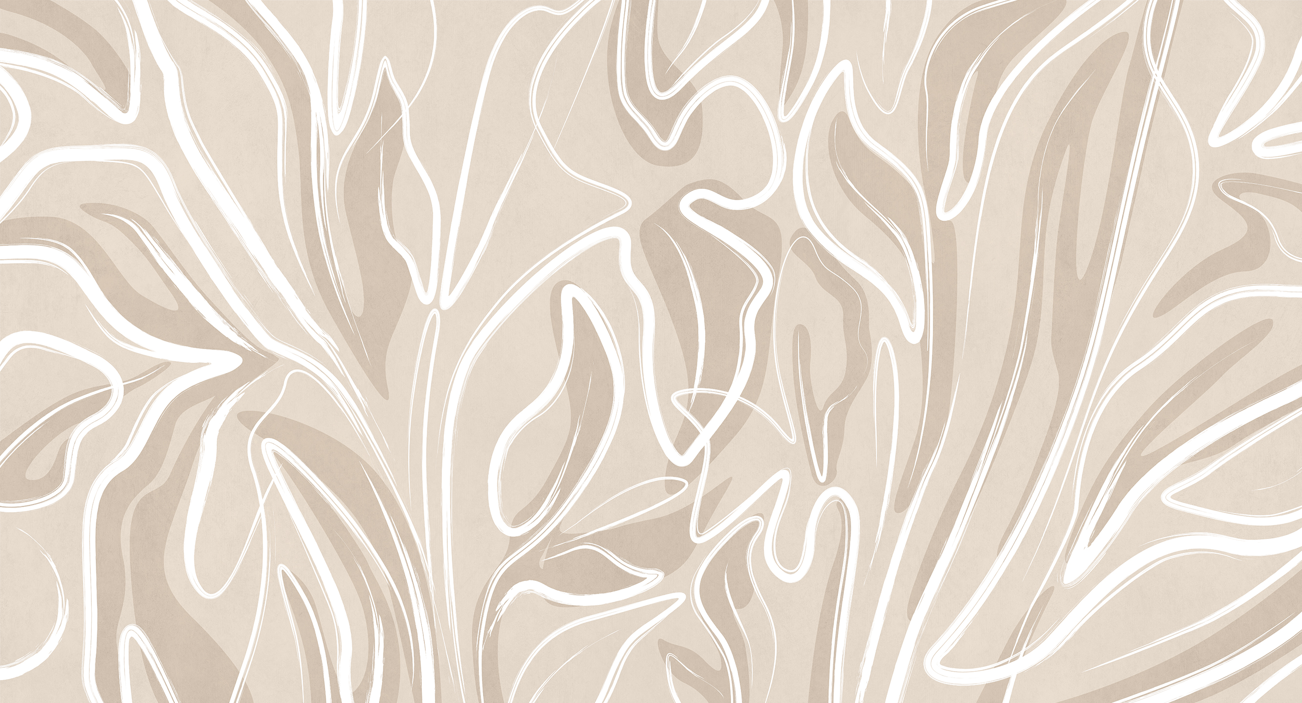 458030 Creativille абстрактный растительный узор