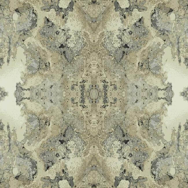 York  Candice Olson Wallcoverings  Inner Beauty Premium Peel + Stick Wallpaper- Ivory PSW1107RL