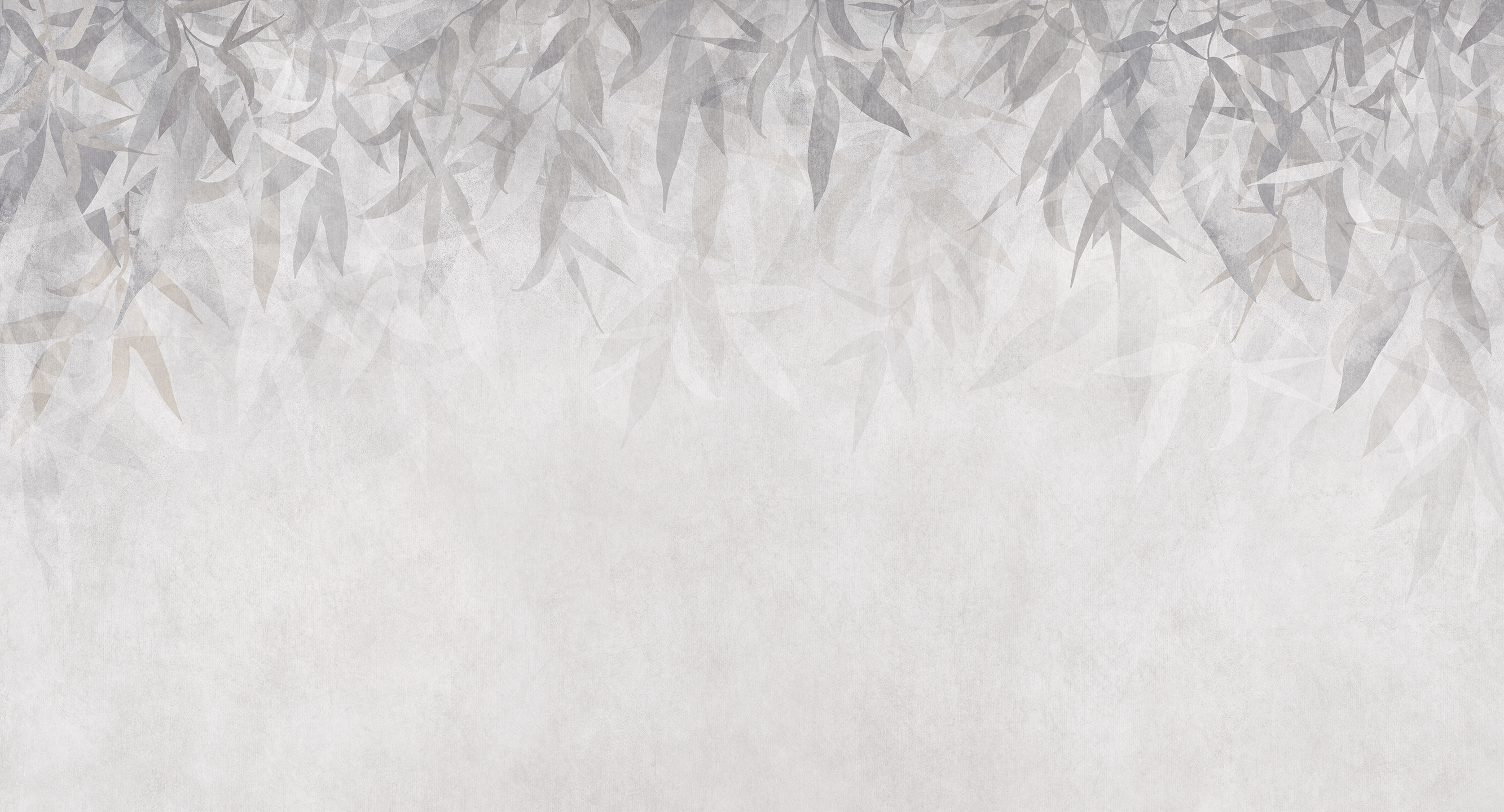 475405 Creativille листья на фоне старинной штукатурки