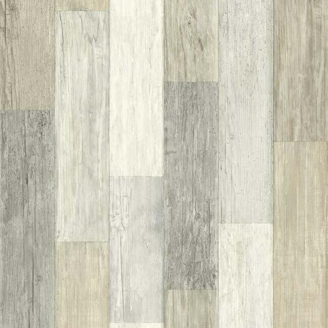 York  Simply Farmhouse  Pallet Board Wallpaper- Greys LG1400